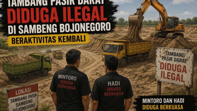 Tambang Diduga Ilegal Menjamur di Bojonegoro: Mintoro dan Hadi Diduga Pindah Lokasi, Kembali Garong Lahan yang Pernah Ditutup